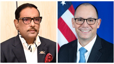 ওবায়দুল কাদের ও পিটার হাস