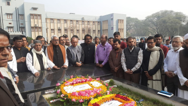 শহীদ ড. শামসুজ্জোহার স্মৃতির প্রতি রবীন্দ্র বিশ্ববিদ্যালয়ের শ্রদ্ধা