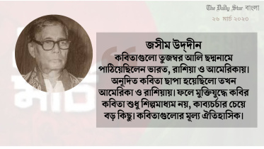 জসীমউদ্দীনের কবিতায় মুক্তিযুদ্ধ