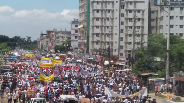 গাজীপুরে বিএনপি পদযাত্রায় ‘লক্ষাধিক’ নেতাকর্মী 