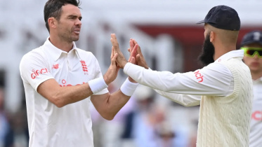 James Anderson and Moeen ali