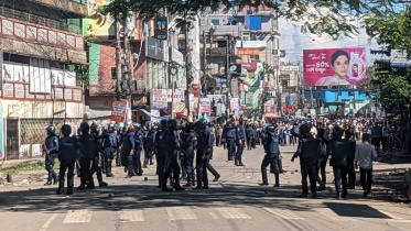 সুনামগঞ্জে বিএনপি নেতাকর্মী-পুলিশের সংঘর্ষ
