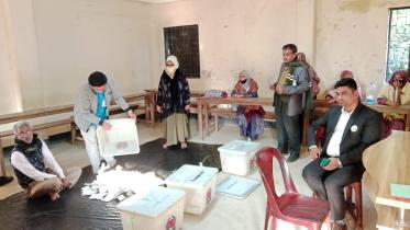 নির্বাচনের ভোটগ্রহণ শেষ