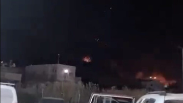 ইসরায়েলের আকাশে হিজবুল্লাহর ক্ষেপণাস্ত্র। ছবি: এক্স থেকে সংগৃহীত/টাইমস অব ইসরায়েল 