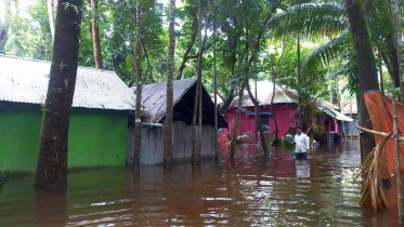 উজানের পানি ও ভারী বৃষ্টিতে লক্ষ্মীপুরের বন্যা পরিস্থিতির অবনতি
