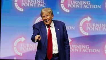 নেভাদায় নির্বাচনী প্রচারণায় ট্রাম্প। ছবি: রয়টার্স