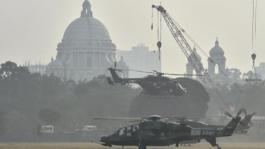 কলকাতার ফোর্ট উইলিয়ামে চলছে বিজয় দিবস উদযাপনের প্রস্তুতি। ছবি: স্ক্রিণশট/সংগৃহীত