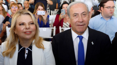 নেতানিয়াহু ও তার স্ত্রী সারা। ফাইল ছবি: রয়টার্স