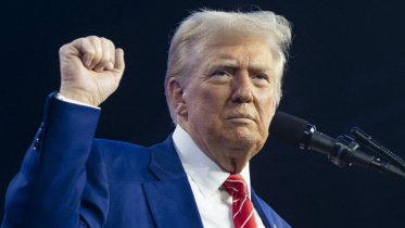 অ্যামেরিকাফেস্ট অনুষ্ঠানে ট্রাম্প। ফাইল ছবি: এএফপি