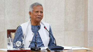 বাংলাদেশের অন্তর্বর্তী সরকারের প্রধান উপদেষ্টা ড. ইউনূস। ছবি: বাসস