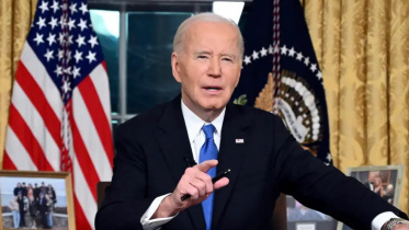 বিদায়ী ভাষণে জো বাইডেন। ছবি: ডয়চে ভেলে