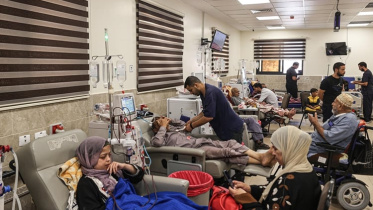 ভেঙে পড়েছে গাজার স্বাস্থ্যব্যবস্থা। ছবি: সংগৃহীত