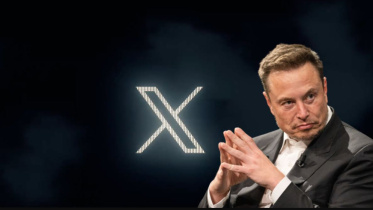ইলন মাস্ক ও এক্সের লোগো। প্রতীকী ছবি: সংগৃহীত