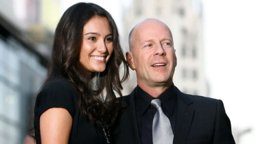 ব্রুস উইলিস ও তার স্ত্রী এমা হেমিং। ফাইল ছবি: রয়টার্স