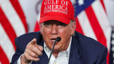 ফ্লোরিডায় ট্রাম্প। ছবি: এএএফপি