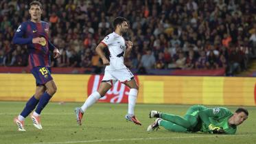 Paris Saint-Germain's Portuguese forward #09 Goncalo Ramos