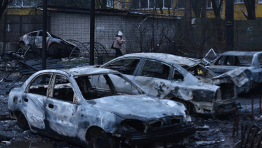 রুশ ড্রোন হামলায় নিপ্রোপেত্রোভস্ক এলাকা ব্যাপক ক্ষতির শিকার হয়। ছবি: এএফপি