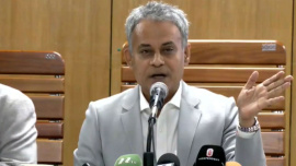 পদ্মা রেলসেতুর পিলারের মাটি অপসারণ
