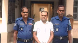 আটক রবিউল ইসলাম। ছবি: স্টার