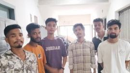  গ্রেপ্তার আসামিরা। ছবি: স্টার