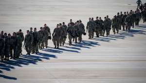 যুক্তরাষ্ট্রের স্থল অভিযানে নেতৃত্ব দিতে পারে ৮২তম এয়ারবোর্ন ডিভিশন। ফাইল ছবি: রয়টার্স