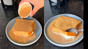 দুবাই চা-পাউরুটির ডেজার্ট