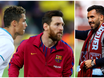  ronaldo, messi and tevez