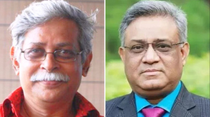  অধ্যাপক ড. মুহম্মদ জাফর ইকবাল ও অধ্যাপক এ এস এম মাকসুদ কামাল। ছবি: সংগৃহীত
